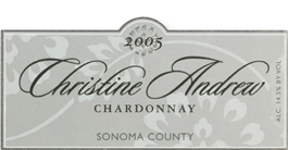 Christine Andrew Vineyards 2005 Chardonnay  (Sonoma County)