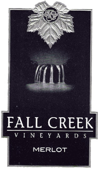 Wine:Fall Creek Vineyards 2005 Merlot  (Texas)