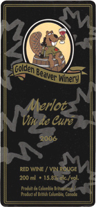 Golden Beaver Winery 2006 Merlot Vin de Curé  (Okanagan Valley)
