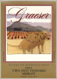 Wine:Graeser Winery 2002 Merlot, Two Dog Vineyard (Napa Valley)