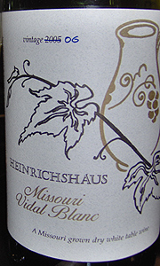 Heinrichshaus Vineyard & Winery  Vidal Blanc  (Missouri)