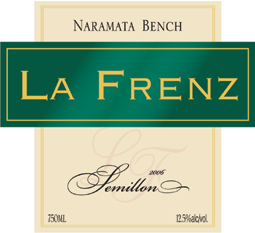 Wine:La Frenz Winery 2006 Semillon  (Okanagan Valley)