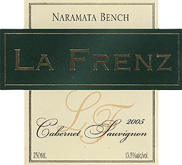 La Frenz Winery 2005 Cabernet Sauvignon  (Okanagan Valley)