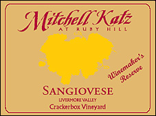 Mitchell Katz Sangiovese Crackerbox Vineyards
