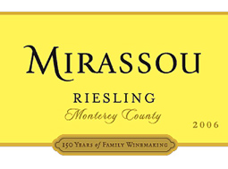 Mirassou Vineyards 2006 Riesling  (Monterey County)