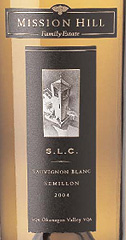 Mission Hill Winery 2004 S.L.C. Sauvignon Blanc-Sémillon  (Okanagan Valley)