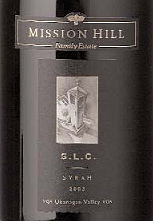 Mission Hill Winery 2003 S.L.C. Syrah  (Okanagan Valley)