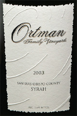 Ortman Family Syrah