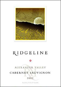 Ridgeline Vineyards 2002 Cabernet Sauvignon  (Alexander Valley)