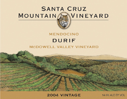 Santa Cruz Mountain Vineyard 2004 Durif, McDowell Valley Vineyard (McDowell Valley)