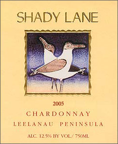 Wine:Shady Lane Cellars 2005 Chardonnay  (Leelanau Peninsula)