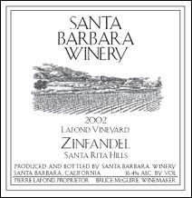 Santa Barbara Winery Zinfandel