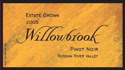 Willowbrook Cellars 2005 Pinot Noir, Estate Grown (Russian River Valley)