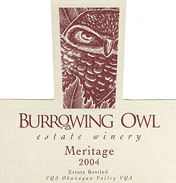 Burrowing Owl Vineyards 2004 Meritage  (Okanagan Valley)