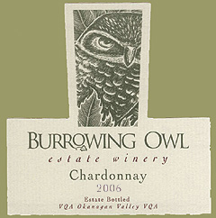 Burrowing Owl Vineyards 2006 Chardonnay  (Okanagan Valley)