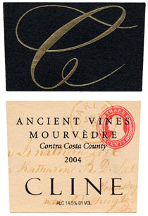 Cline Cellars 2004 Ancient Vines Mourvedre  (Contra Costa County)