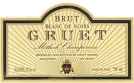 Gruet Winery NV Methode Champenoise Blanc de Noirs Brut  (New Mexico)