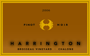 Harrington Winery 2006 Pinot Noir, Brosseau Vineyard (Chalone)