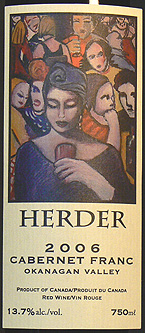 Herder Winery & Vineyards 2006 Cabernet Franc  (Okanagan Valley)