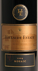 Hillside Estate Winery 2004 Mosaic  (Okanagan Valley)