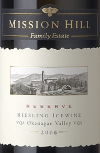 Mission Hill Winery 2006 Reserve Riesling Icewine  (Okanagan Valley)