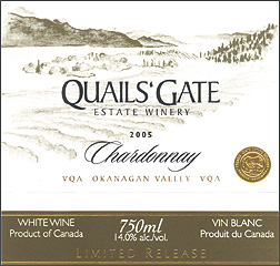 Quails' Gate Estate Winery 2005 Limited Release Chardonnay