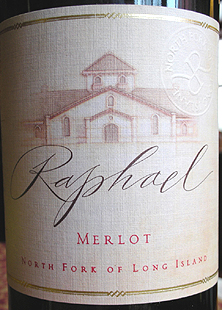 Raphael 2002 First Label Merlot  (North Fork of Long Island)