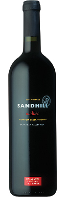 Wine:Sandhill 2004 Malbec - Small Lots, Phantom Creek Vineyard (Okanagan Valley)
