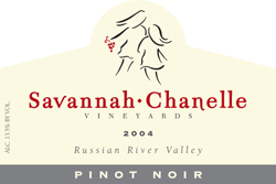 Wine:Savannah-Chanelle Vineyards 2004 Pinot Noir  (Russian River Valley)