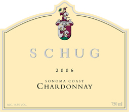 Schug Carneros Estate Winery 2006 Chardonnay  (Sonoma Coast)