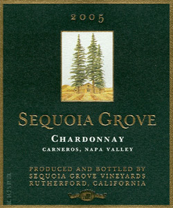 Wine:Sequoia Grove Vineyard 2005 Chardonnay  (Carneros ~ Los Carneros)