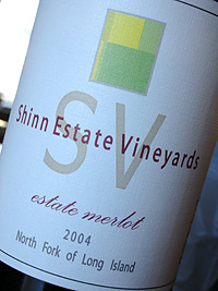 Wine: Shinn Estate Vineyards 2004 Merlot, Estate (North Fork of Long Island)
