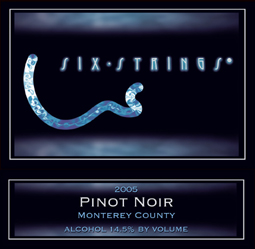 Six Strings Winery 2005 Pinot Noir  (Monterey County)