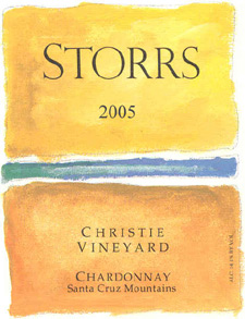 Wine:Storrs Winery 2005 Chardonnay, Christie Vineyard (Santa Cruz Mountains)
