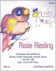 Brushy Creek Texas Riesling