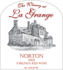 The Winery at La Grange Virginia Norton