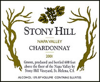 Stony Hill Vineyard - Spring Mountain District, Napa Valley